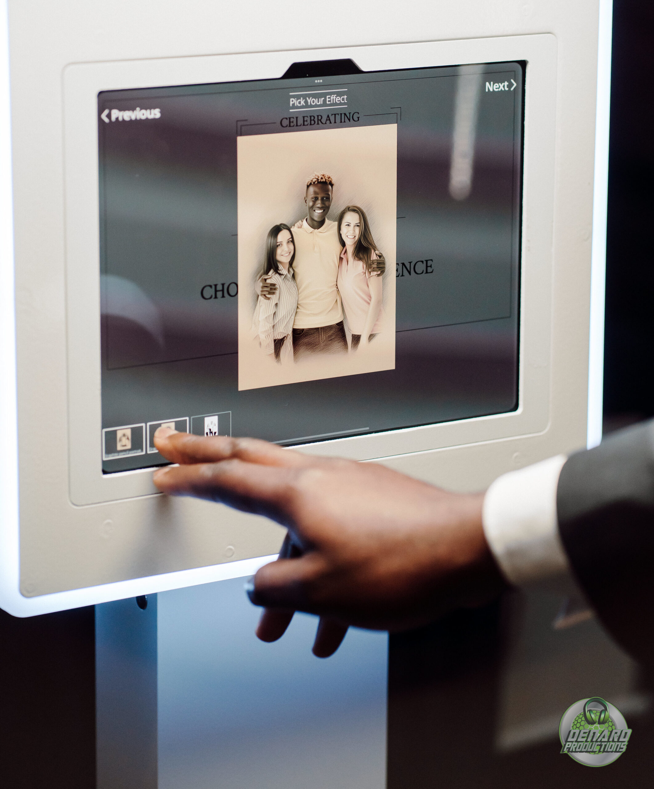 AI photo booth transformation