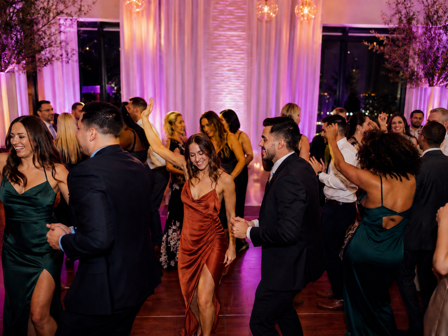 Party DJ and dancing